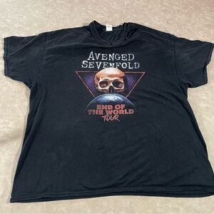 Avenged Sevenfold 2018 End of the World Tour Band‎ Shirt 2XL